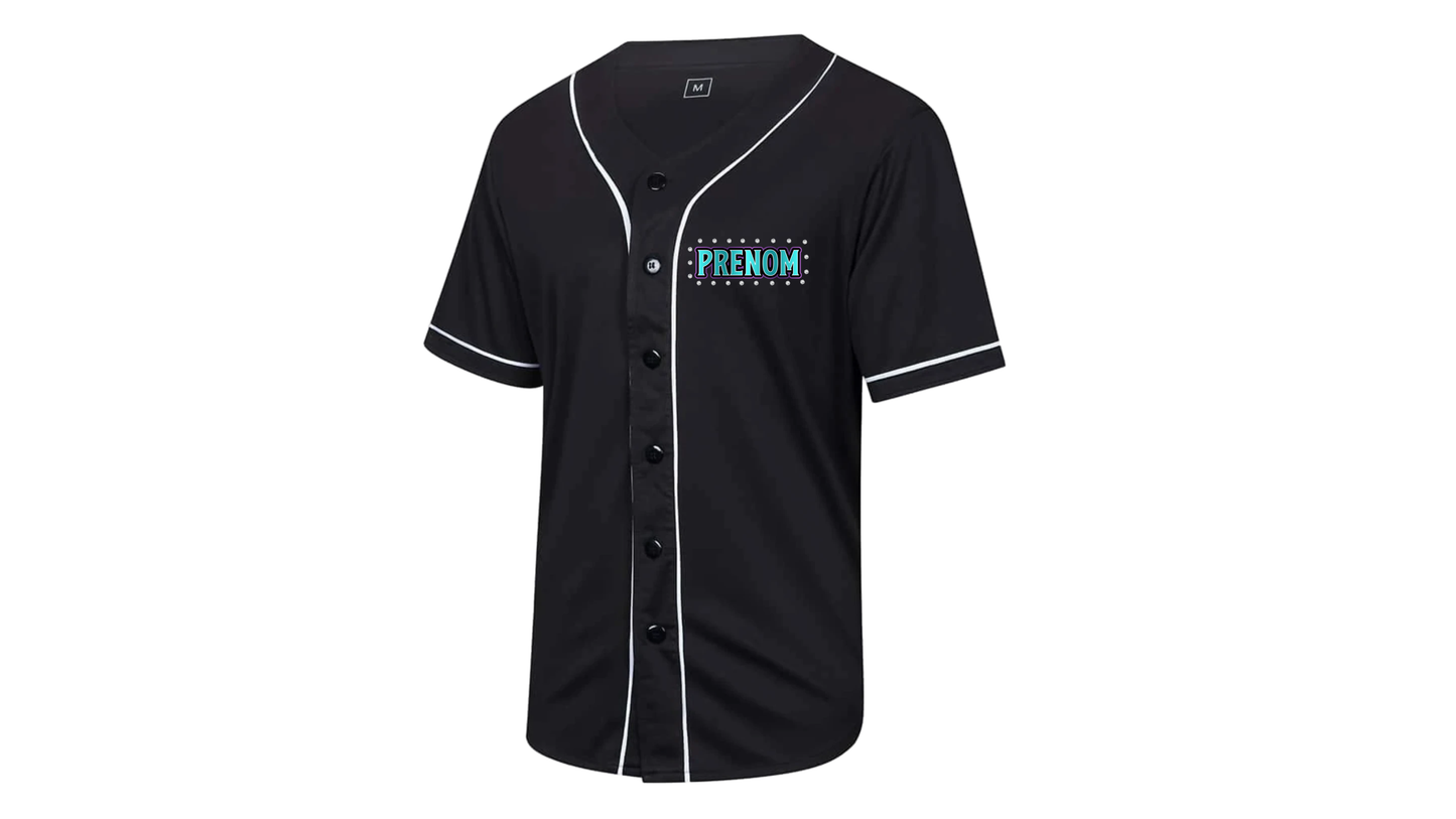 Jersey Baseball (Prénom)